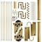 Meadow Lane Ladder 92 in. Un-Finished Maple Brass Finish Hook with 8 ft. Rail Kit EG.300-92MA-08.06 - alternate 4